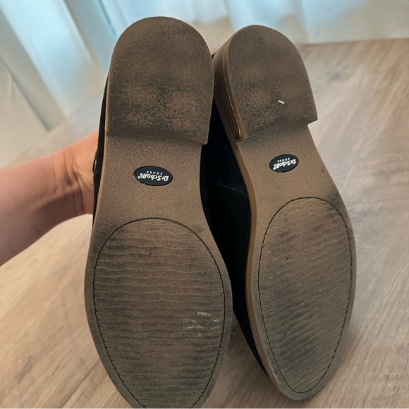 Women’s Dr Scholls T Astir Bootie Shoes Black Womens Size 7M Side Zip - Picture 8 of 9